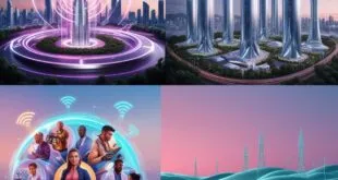 Leonardo Phoenix Generate at least three vibrant futuristic an 3