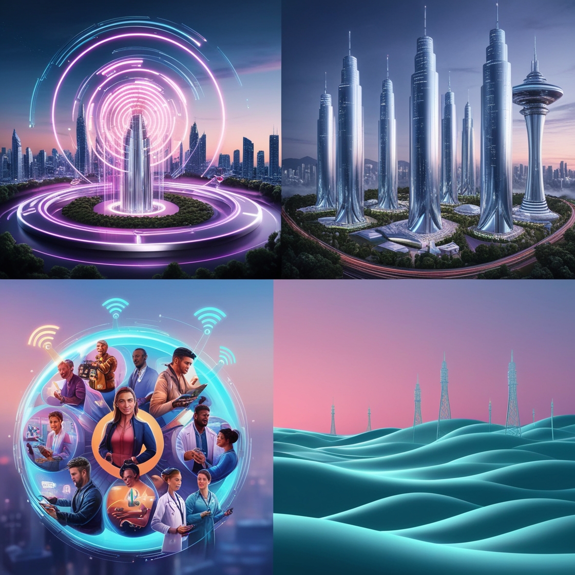 Leonardo Phoenix Generate at least three vibrant futuristic an 3