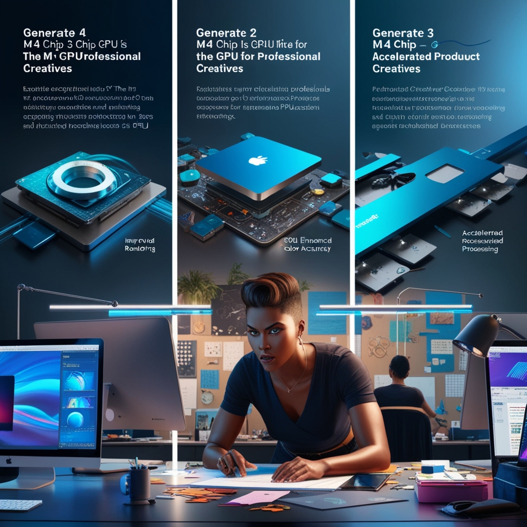 Keunggulan GPU pada Chip M4 untuk Profesional Kreatif
