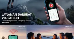 Layanan Darurat via Satelit Tetap Terhubung dengan iPhone 16e