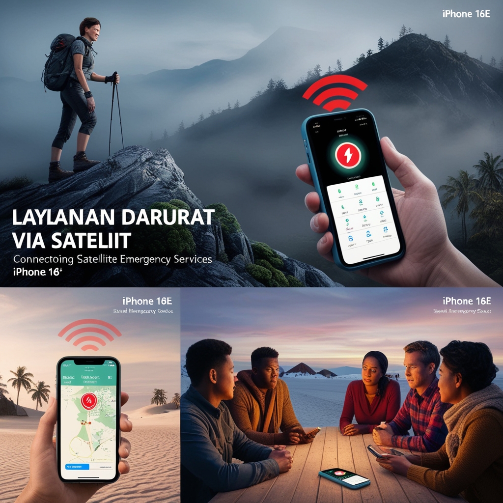 Layanan Darurat via Satelit Tetap Terhubung dengan iPhone 16e