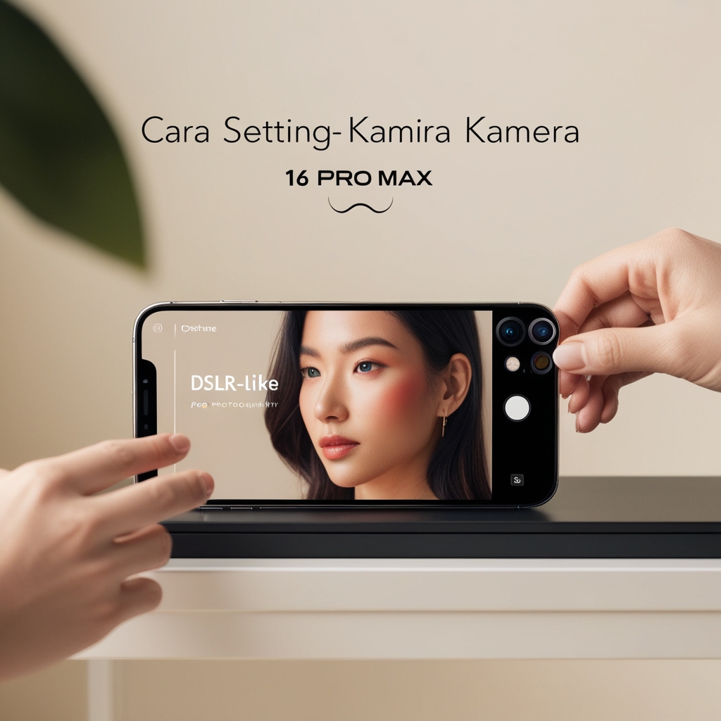 Cara Setting Kamera iPhone 16 Pro Max untuk Hasil Seperti DSLR