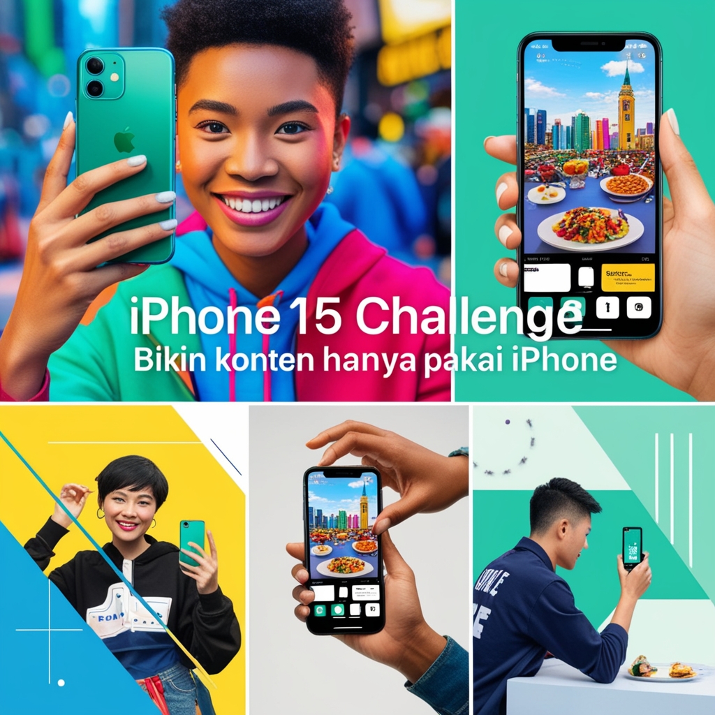 iPhone 15 Challenge Bikin Konten Hanya Pakai iPhone