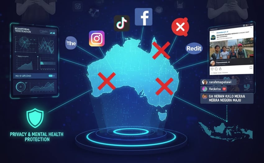 australia blokir tiktok instagram u 16 mulai 10 desember 1 juta akun remaja terdampak index