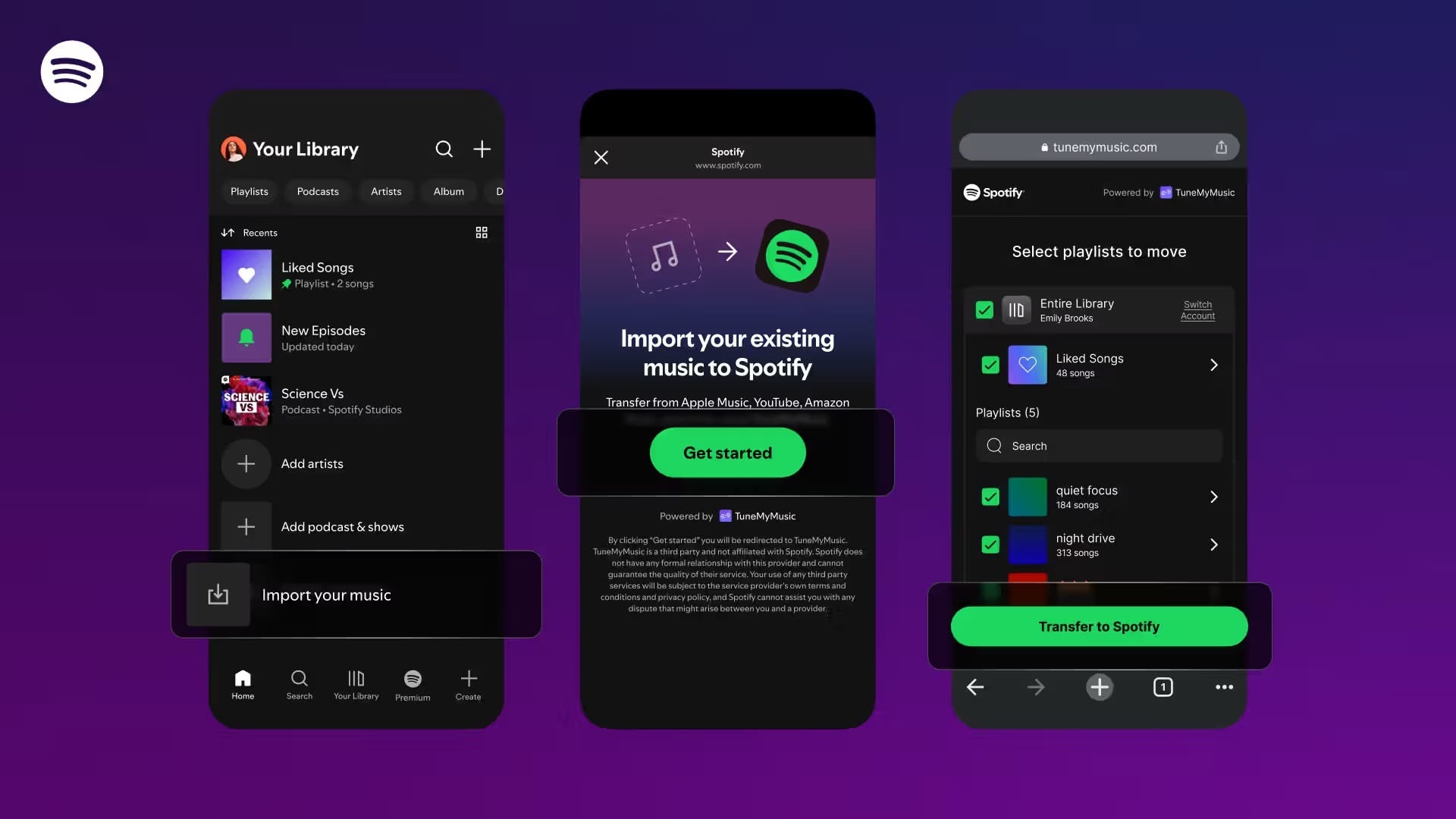 new spotify feature lets you transfer playlists from other services index