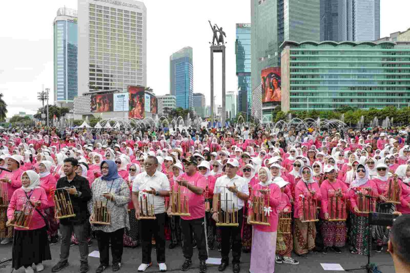 rano buka peluang kembali adakan pertunjukan angklung di area cfd index