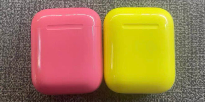apple uji airpods warna warna cerah index