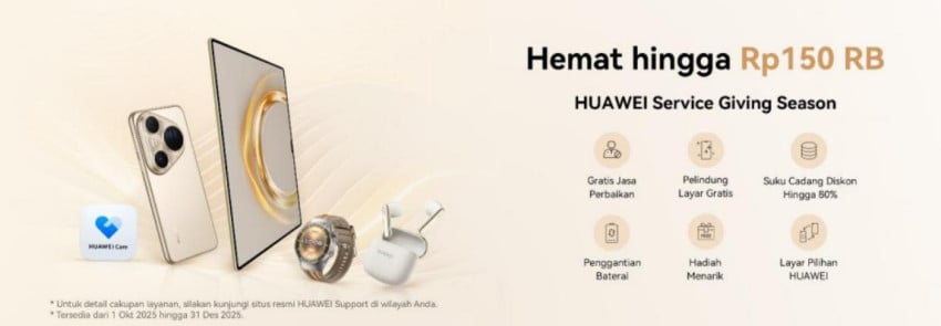 apresiasi kebersamaan dengan pelanggan huawei hadirkan service giving season 2025 index 1