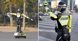 gantikan polantas china siapkan robot ai humanoid untuk atur lalu lintas index