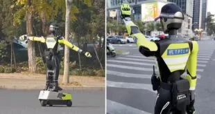 gantikan polantas china siapkan robot ai humanoid untuk atur lalu lintas index