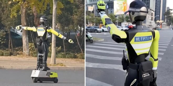 gantikan polantas china siapkan robot ai humanoid untuk atur lalu lintas index