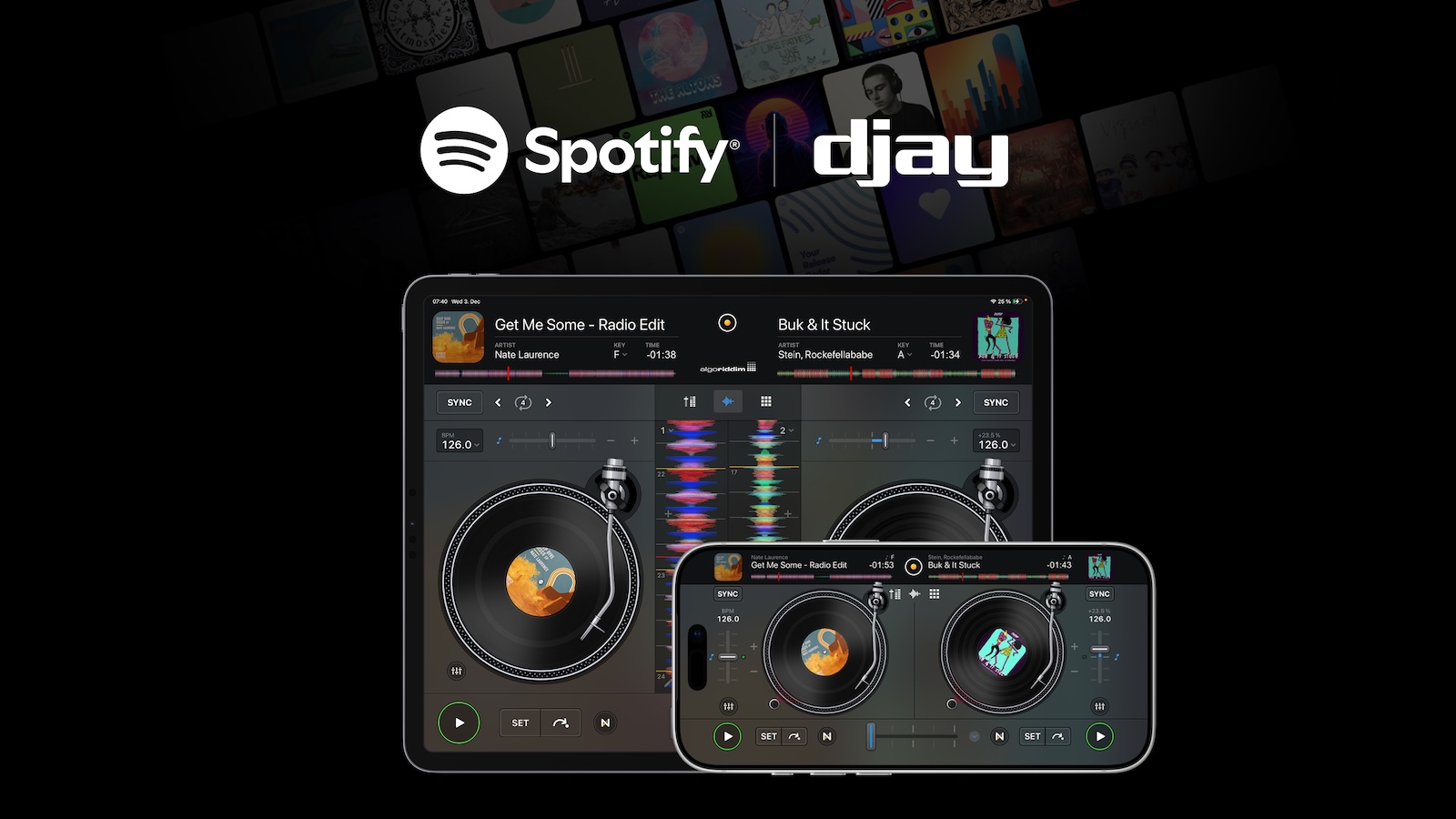 integrasi spotify untuk aplikasi djay algoriddim meluas ke ios dan ipados index