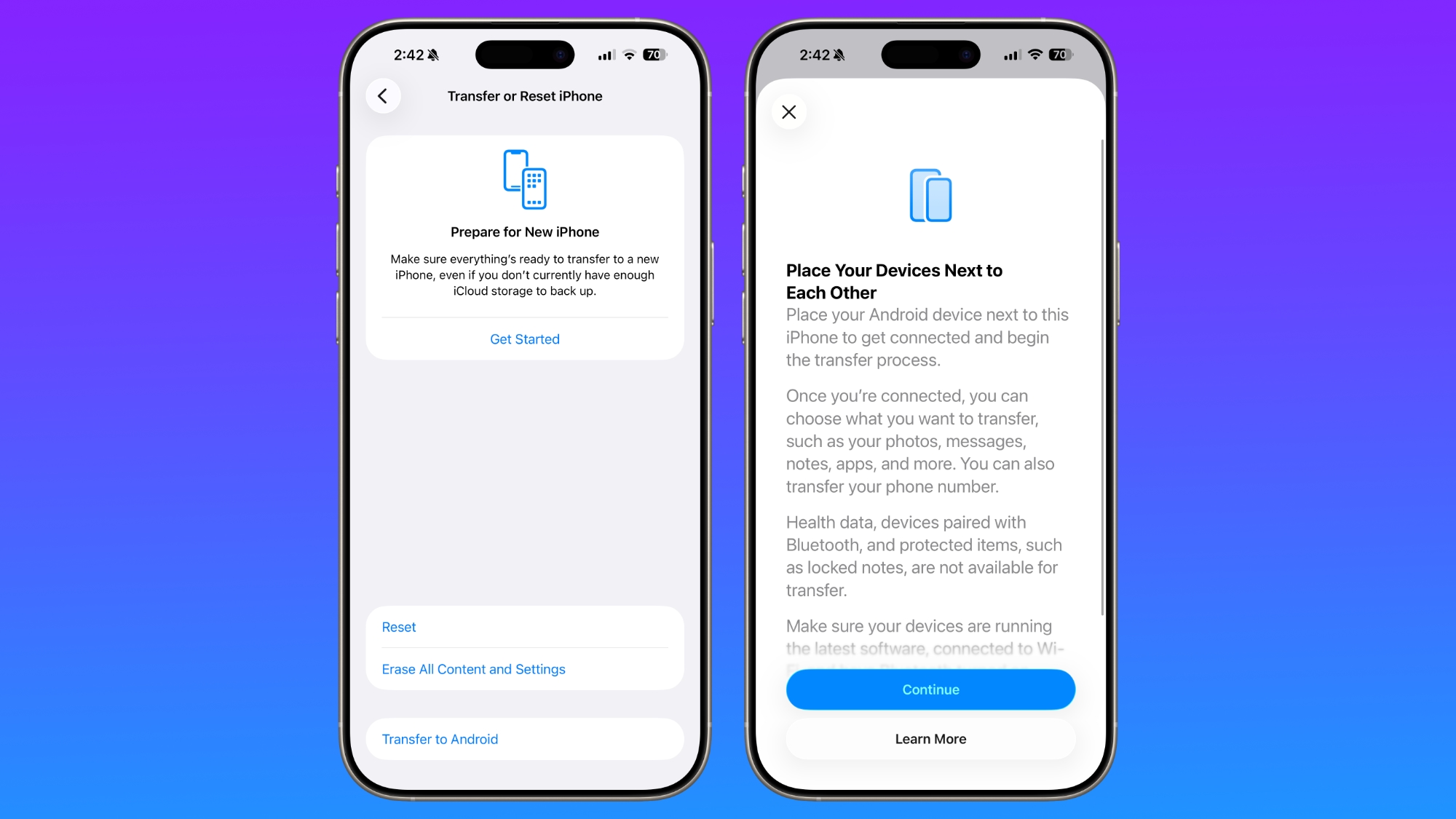 ios 26 3 mempermudah beralih dari iphone ke android index