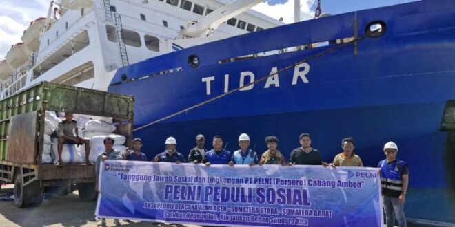 pelni ambon kirimkan 142 koli bantuan untuk korban bencana di sumatera index