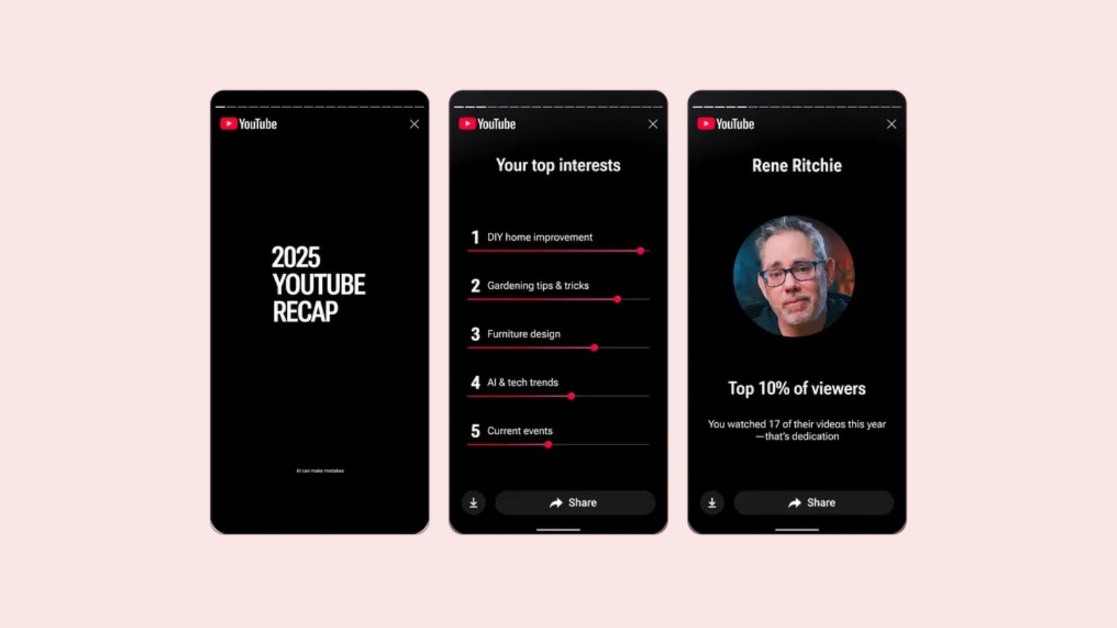 youtube recap diluncurkan hari ini di iphone dan web index
