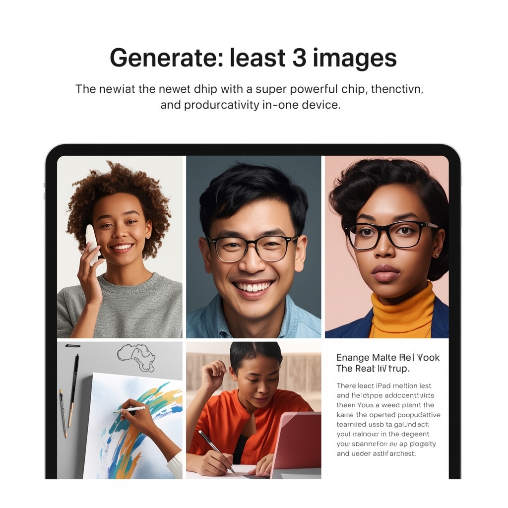 Lucid Origin Generate at least 3 images that describe the newe 0