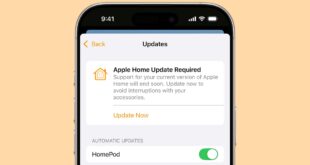 apple reminding users of pending home app upgrade requirement index