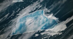 bakal hancur total gunung es di antartika berubah warna jadi biru index