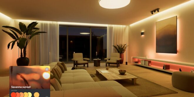 ces 2026 philips hue line get new spatialaware scenes hue cameras gain homekit support index