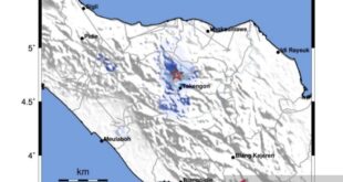gempa dangkal guncang bener meriah aceh pada minggu pagi index