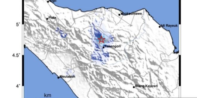 gempa dangkal guncang bener meriah aceh pada minggu pagi index
