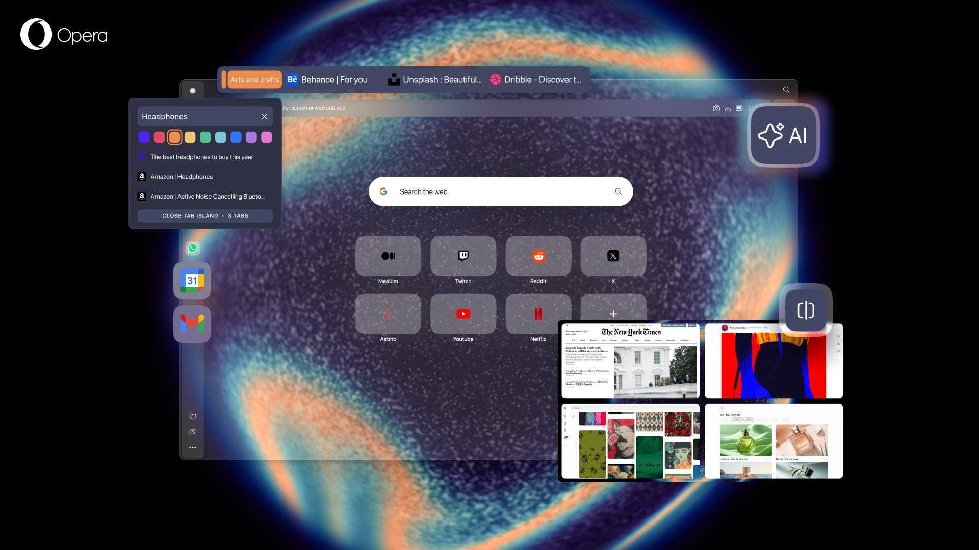opera one r3 gains music reactive ui theme and 4 way split screen index