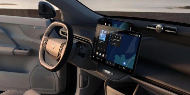 volvos new ex60 suv features pre installed apple music app with spatial audio index