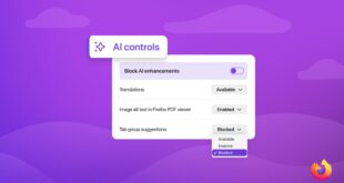 firefox getting new controls to turn off ai features index