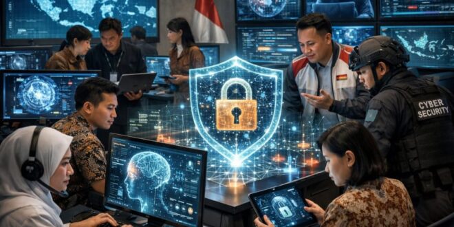 rekor 100 seluruh perusahaan indonesia kompak pakai ai demi keamanan siber index