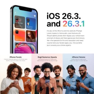 Lucid Origin Generate at least 3 images that describe iOS 263 2