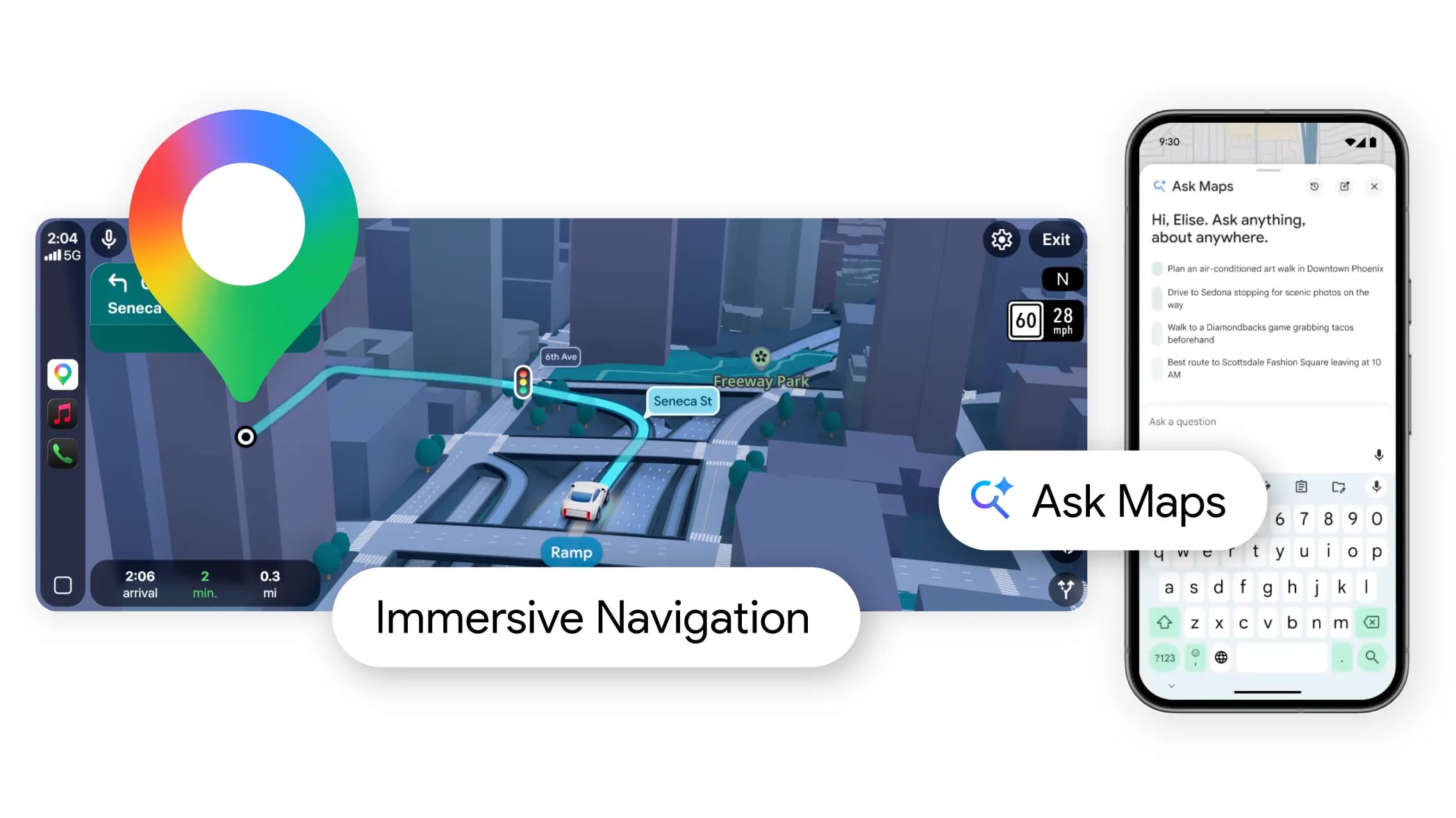 google maps adds gemini ai powered ask maps feature and 3d immersive navigation index