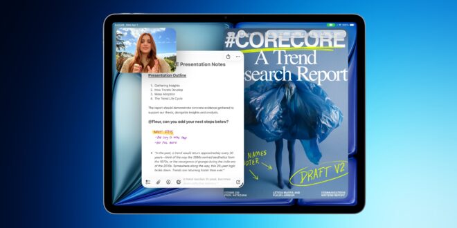 think the user wants a natural and concise indonesian translation of the given english title i need to focus on key information m4 ipad air new low prices amazon and the discount 1 apple