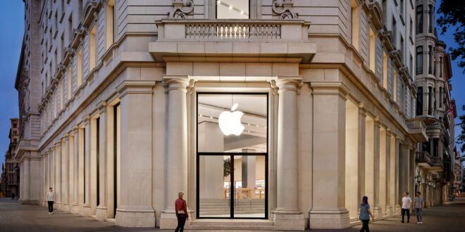 apple store barcelona hadir kembali dengan wajah baru stasiun pickup dan desain lebih terbuka index