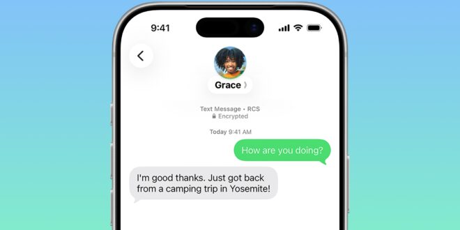 ios 26 5 bawa enkripsi end to end untuk percakapan rcs iphone android begini cara kerjanya index