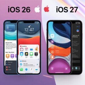 Phoenix 09 Generate at least 3 images comparing iOS 26 and iOS 0